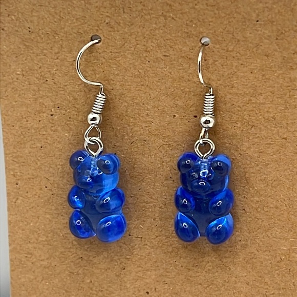 Colorful Bear, Duck , and pacifier Earrings Set of 3 earrings NWOT - Picture 3 of 9